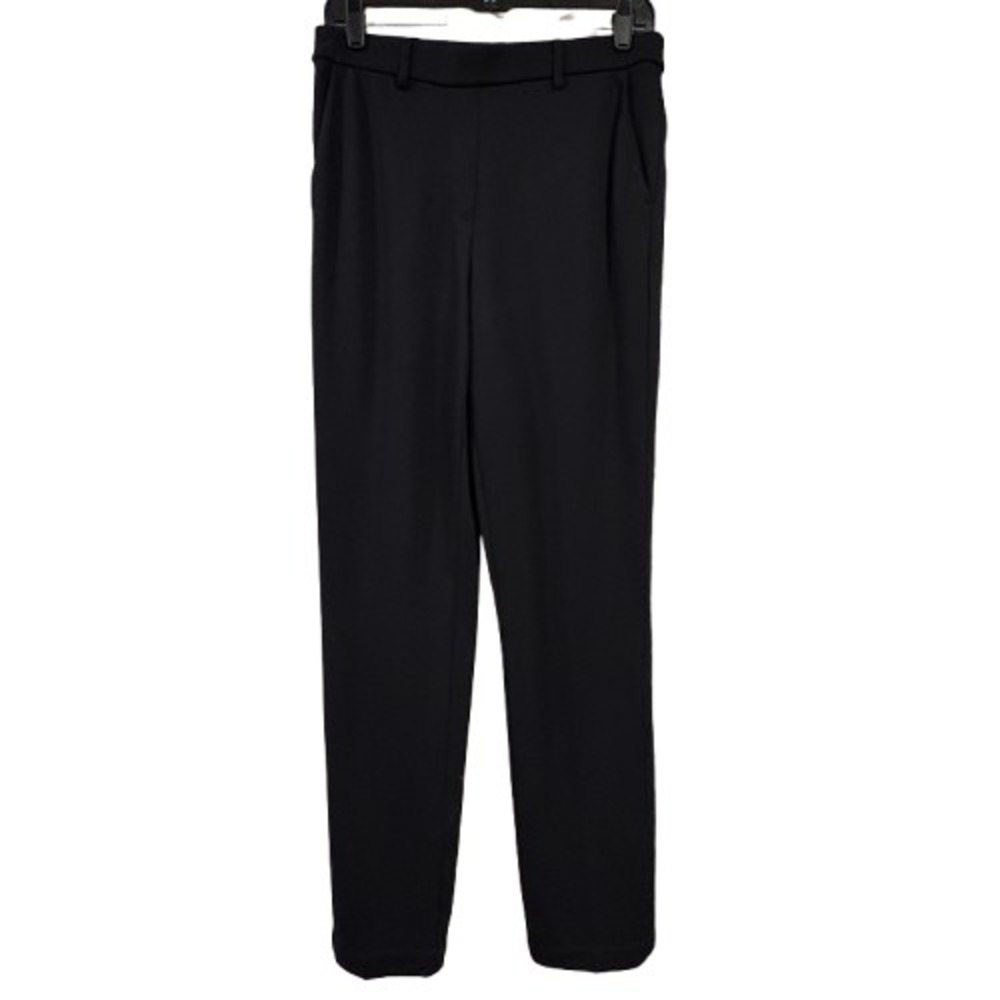 Beautiful by Lawrence Zarian Pull On Straight Leg Dress Pants Black Size Small